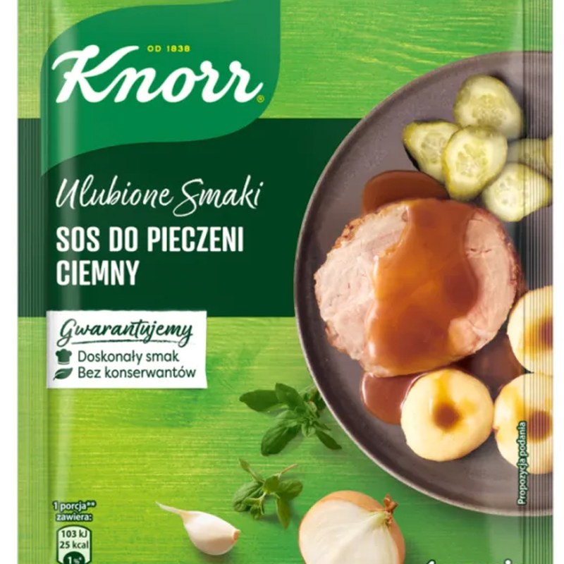 Knorr ULUBIONE SMAKI SOS DO PIECZENI CIEMNY bez
