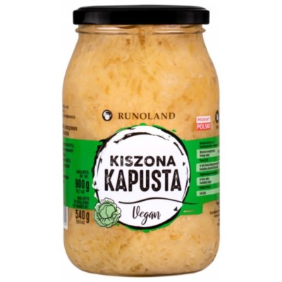 Runoland KAPUSTA KISZONA vegan kiszonka z kapusty do