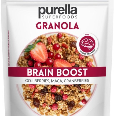 Purella SUPER GRANOLA BRAIN BOOST jagody i żurawina 300g