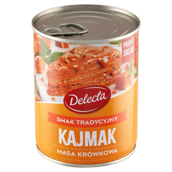 KAJMAK MASA KRÓWKOWA o smaku TRADYCYJNYM TRADYCYJNA Delecta 400g 0,4KG KAJMAK MASA KRÓWKOWA o smaku TRADYCYJNYM TRADYCYJNA Delecta 400g 0,4KG