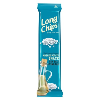 Long Chips CHIPSY SÓL MORSKA Z OCTEM EXTRA DŁUGIE krucha