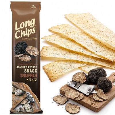 Long Chips CHIPSY TRUFLOWE smak TRUFLI EXTRA CIENKIE DŁUGIE