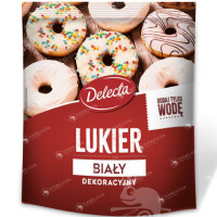 Delecta LUKIER DEKORACYJNY BIAŁY do wypieków 80g