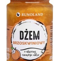 Runoland DŻEM BRZOSKWINIOWY niskosłodzony 220g