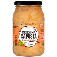 Runoland KAPUSTA KISZONA Z MARCHEWKĄ vegan  kiszonka z