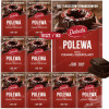 POLEWA CZEKOLADOWA do CIAST TORTÓW ciemna czekolada 100g x10 1kg! DELECTA