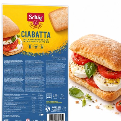 Schar CIABATTA BUŁKI DO ZAPIEKANIA 4x50G = 200G