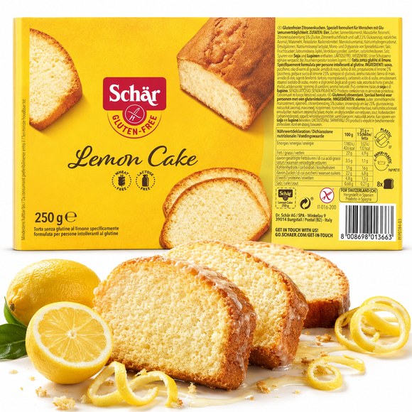 Schar LEMON CAKE CIASTO CYTRYNOWE BEZGLUTENOWE 250G