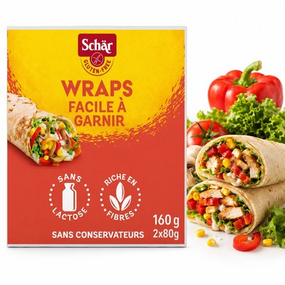 Schar TORTILLA WRAPY BEZGLUTENOWE WYSOKOBŁONNIKOWE 160G
