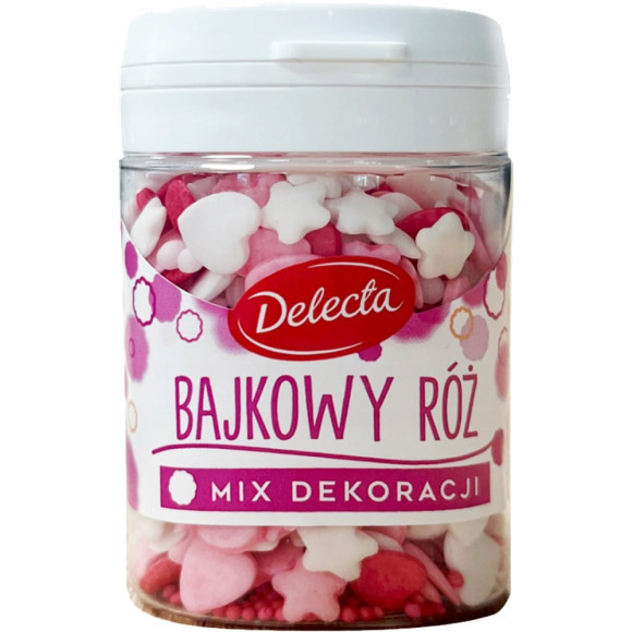 DELECTA DEKORACJE MIX POSYPEK ciastka babeczki pierniki ŚWIĘTA 5x55G DELECTA DEKORACJE MIX POSYPEK ciastka babeczki pierniki ŚWIĘTA 5x55G