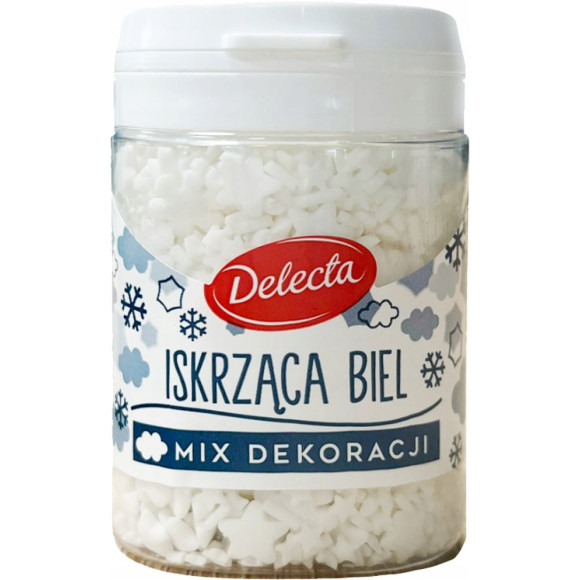 DELECTA DEKORACJE MIX POSYPEK ciastka babeczki pierniki ŚWIĘTA 5x55G DELECTA DEKORACJE MIX POSYPEK ciastka babeczki pierniki ŚWIĘTA 5x55G