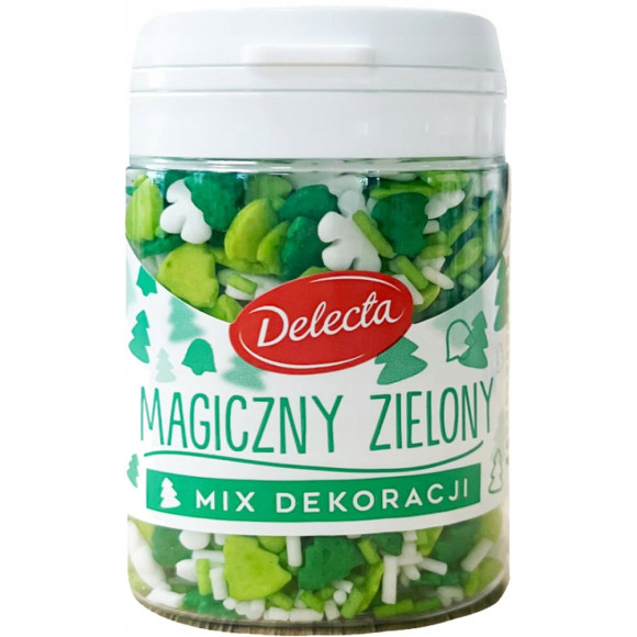 DELECTA DEKORACJE MIX POSYPEK ciastka babeczki pierniki ŚWIĘTA 5x55G DELECTA DEKORACJE MIX POSYPEK ciastka babeczki pierniki ŚWIĘTA 5x55G