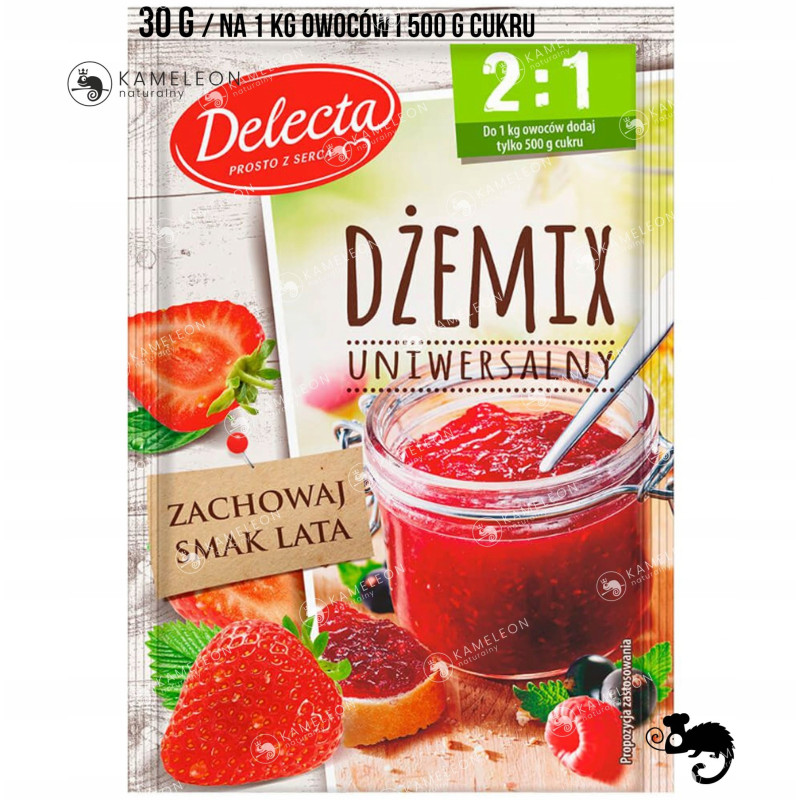 DELECTA DŻEMIX dżemofix UNIWERSALNY 2:1 x10 NA 10 kg OWOCÓW dżem przetwory