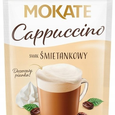 Mokate kawa CAPPUCCINO smaku ŚMIETANKOWYM śmietankowe Z