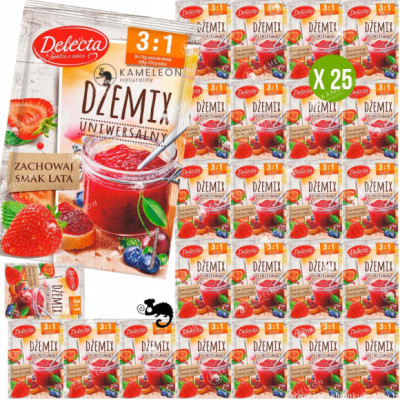 DELECTA DŻEMIX dżemofix UNIWERSALNY 3:1 x25 NA 25KG OWOCÓW dżem konfitury