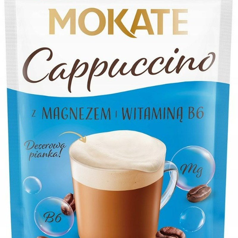 Mokate kawa CAPPUCCINO z MAGNEZEM i WITAMINĄ B6 PIANKA