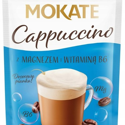 Mokate kawa CAPPUCCINO z MAGNEZEM i WITAMINĄ B6 PIANKA