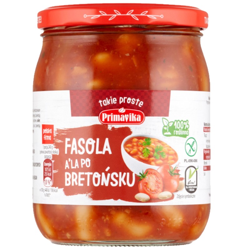 Primavika FASOLA FASOLKA A'LA PO BRETOŃSKU 470g danie