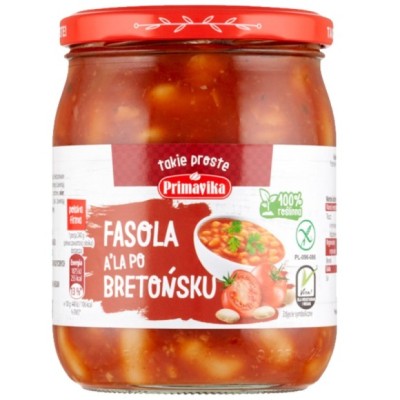 Primavika FASOLA FASOLKA A'LA PO BRETOŃSKU 470g danie