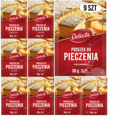 Delecta PROSZEK DO PIECZENIA duże opakowanie 9 szt