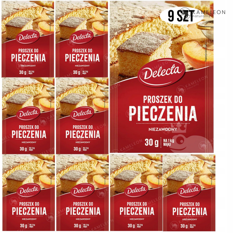Delecta PROSZEK DO PIECZENIA duże opakowanie 9 szt