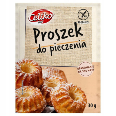 PROSZEK DO PIECZENIA be glutenu opakowanie na 1kg mąki CELIKO data 01.2025