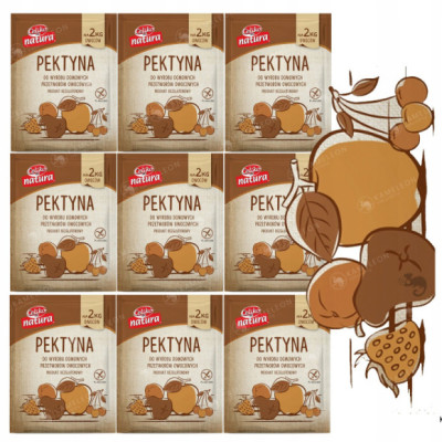 9x PEKTYNA na 18KG OWOCÓW DOMOWE PRZETWORY OWOCOWE DŻEMY Bez Glutenu Celiko