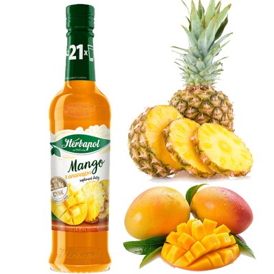 Herbapol SYROP SMAKI SŁOŃCA MANGO Z ANANASEM 420ML