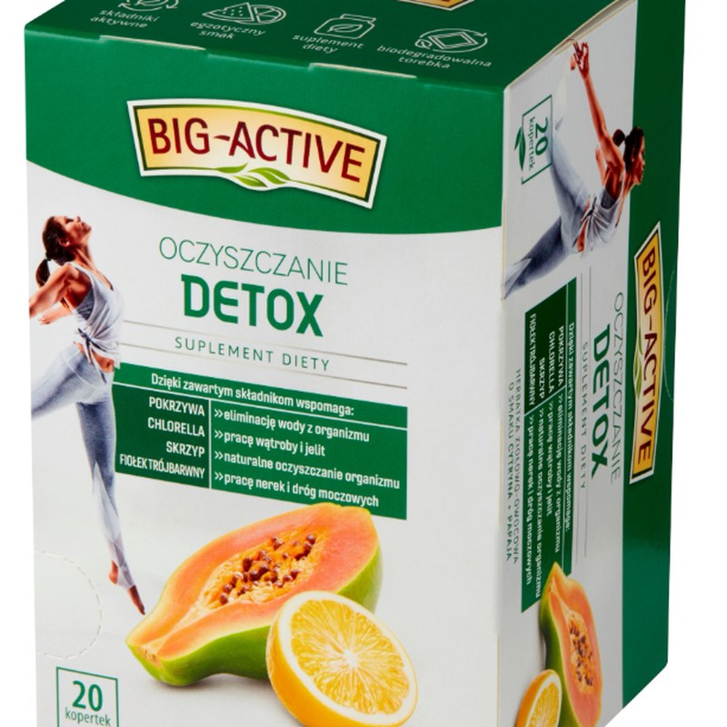 BIG-ACTIVE herbata funkcjonalna DETOKS OCZYSZCZANIE 20