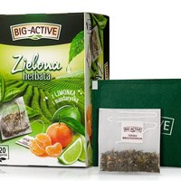 BIG-ACTIVE HERBATA ZIELONA Z LIMONKĄ I MANDARYNKĄ 20