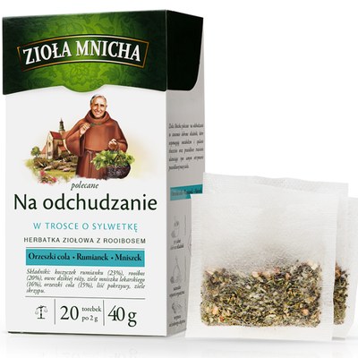 BIG-ACTIVE HERBATA ZIOŁA MNICHA NA ODCHUDZANIE 20 TOREBEK