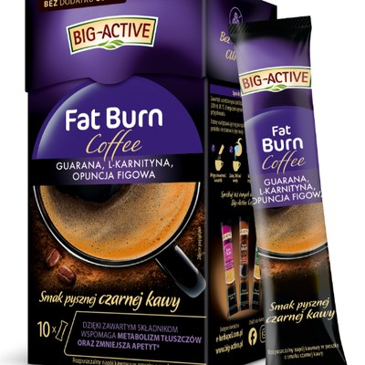 BIG-ACTIVE COFFEE FAT BURN 100 G (10 SASZETEK X 10 G)