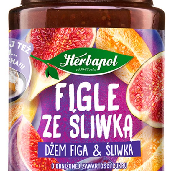 Herbapol FIGLE ZE ŚLIWKĄ dżem FIGA I ŚLIWKA obniżona