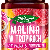 Herbapol MALINA W TROPIKACH dżem MALINA I POMARAŃCZA
