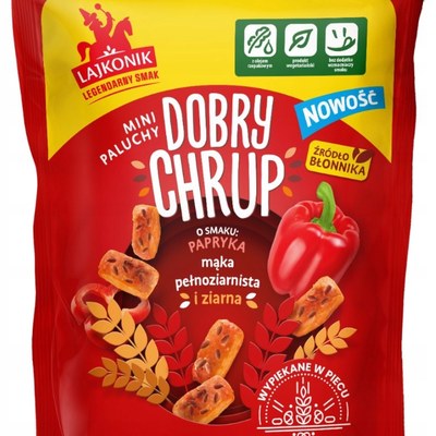 Lajkonik MINI PALUCHY DOBRY CHRUP smak PAPRYKA paprykowe