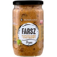 Runoland GOTOWY FARSZ KAPUŚCIANO GRZYBOWY vegan do pierogów
