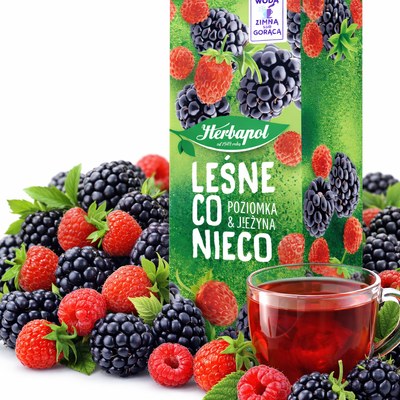 Herbapol LEŚNE CO NIECO herbata POZIOMKA JEŻYNA 20 torebek