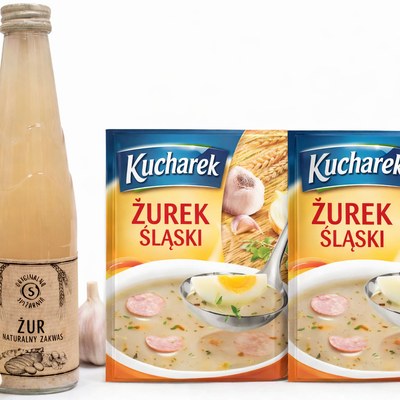 ŻUREK WIELKANOCNY wielkanoc zestaw 1xŻUR ZAKWAS + 2x ŻUREK