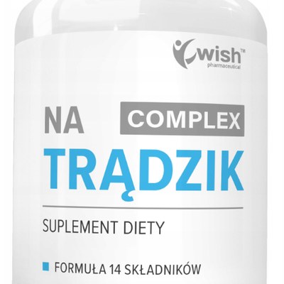 WISH COMPLEX NA TRĄDZIK FORMUŁA 14 SKŁADNIKÓW 90 KAPSUŁEK