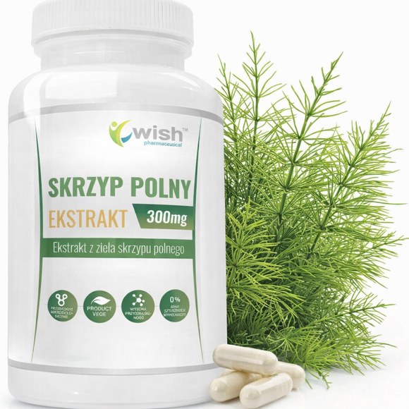 WISH SKRZYP POLNY EKSTRAKT wparcie WŁOSY SKÓRA DETOX 90