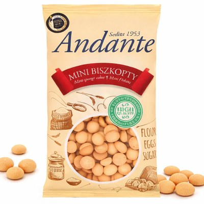 ANDANTE MINI BISZKOPTY 120G prosty skład