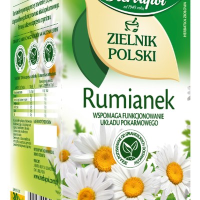 Herbapol POLSKI ZIELNIK RUMIANEK wsparcie TRAWIENIE WZDĘCIA