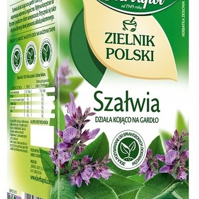 Herbapol POLSKI ZIELNIK SZAŁWIA wsparcie INFEKCJE GARDŁO 20