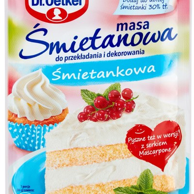 Dr.Oetker MASA ŚMIETANKOWA do przekładania dekorowania