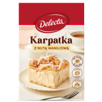 Delecta KARPATKA Z NUTĄ WANILIOWĄ CIASTO + KREM 375G