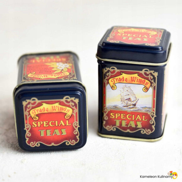 PUSZKA METALOWA na herbatę kawę 60x60x80mm na 50g herbaty SPECIAL TEAS PUSZKA METALOWA na herbatę kawę 60x60x80mm na 50g herbaty SPECIAL TEAS