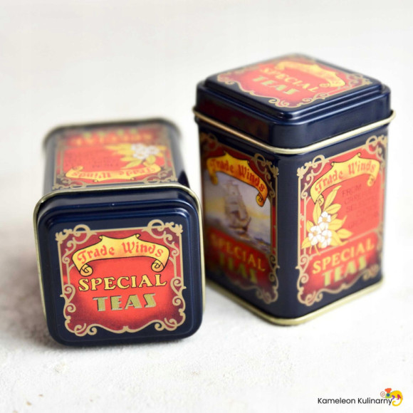 PUSZKA METALOWA na herbatę kawę 60x60x80mm na 50g herbaty SPECIAL TEAS PUSZKA METALOWA na herbatę kawę 60x60x80mm na 50g herbaty SPECIAL TEAS