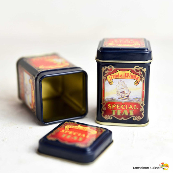 PUSZKA METALOWA na herbatę kawę 60x60x80mm na 50g herbaty SPECIAL TEAS PUSZKA METALOWA na herbatę kawę 60x60x80mm na 50g herbaty SPECIAL TEAS