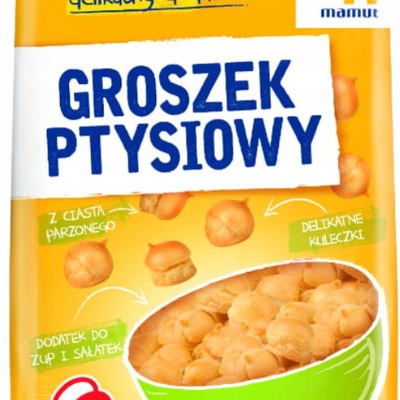 MAMUT GROSZEK PTYSIOWY z ciasta parzonego 80G