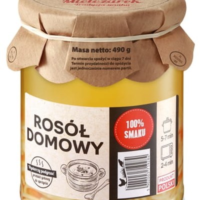 Mielczarek ROSÓŁ DOMOWY Z MAKARONEM drobiowo-wołowy 490G